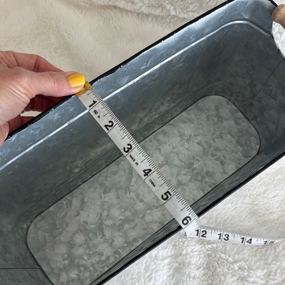 White Farmers Market Metal Bin - Picture 9 of 12